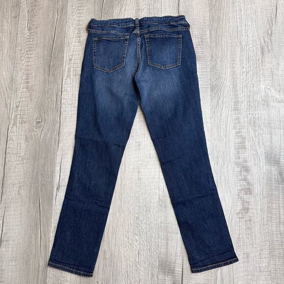 Gap Skinny Dark Wash Premium Ankle Jeans WMNS 4 Low Rise S/346332-00 Casual Work - Picture 7 of 9